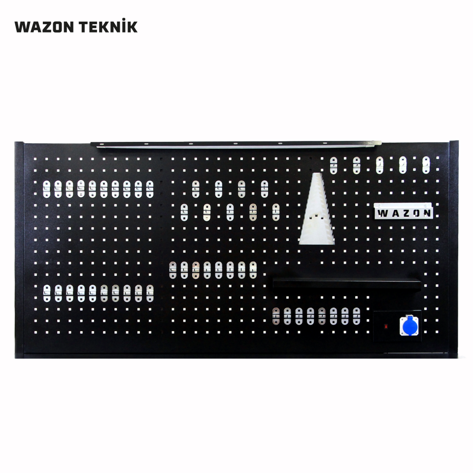 WAZON Takım Asma Panosu 193 X 91cm Siyah 71015