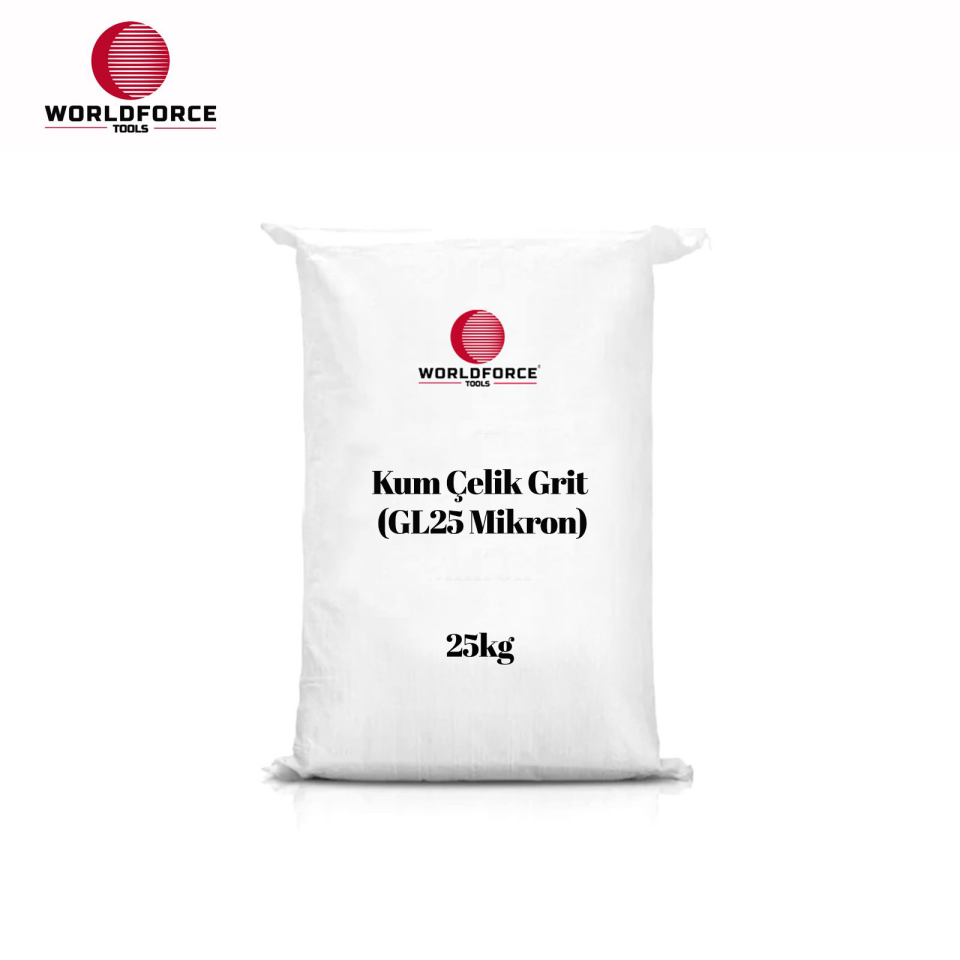 WORLDFORCE Kum Çelik Grit 25KG (GL25 Mikron) 11602