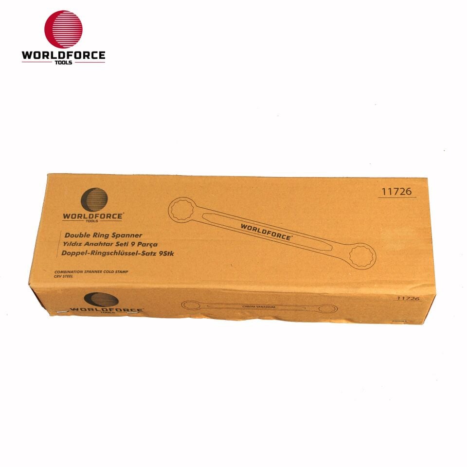 WORLDFORCE Yıldız Anahtar Seti 9 Parça (6x7-24x27mm) 11726