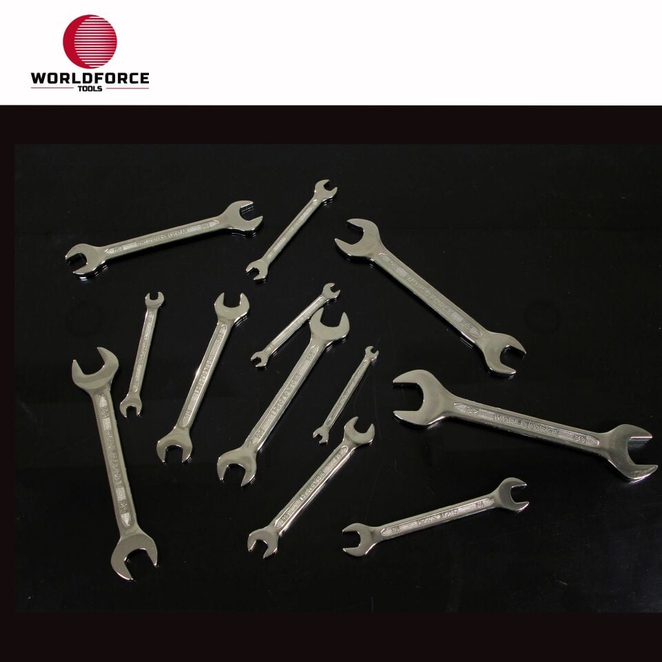 WORLDFORCE Açık Ağız Anahtar Seti 12 Parça (6x7-30x32mm) 11716