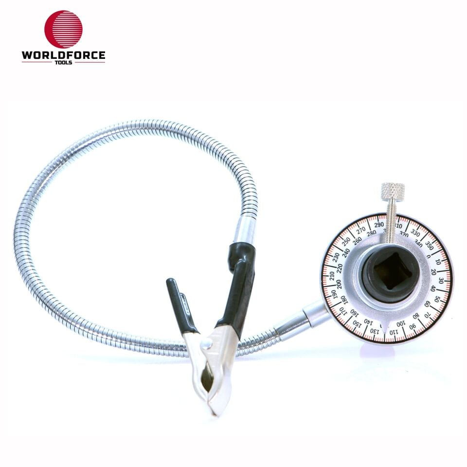 WORLDFORCE Tork Açı Ölçer Spiralli Klipsli 1/2'' 11650