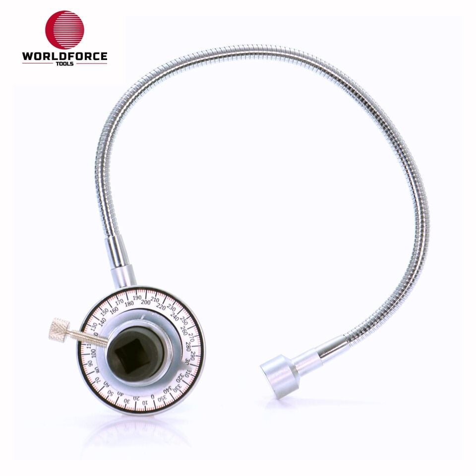 WORLDFORCE Tork Açı Ölçer Spiralli Manyetik 1/2'' 11649