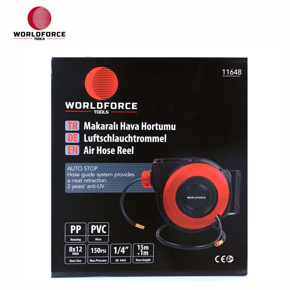 WORLDFORCE Makaralı Hava Hortumu 15+1M 11648