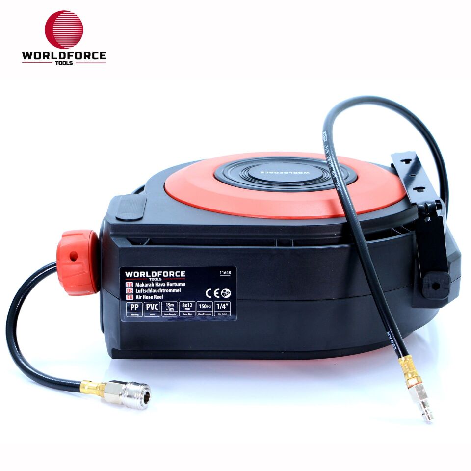 WORLDFORCE Makaralı Hava Hortumu 15+1M 11648