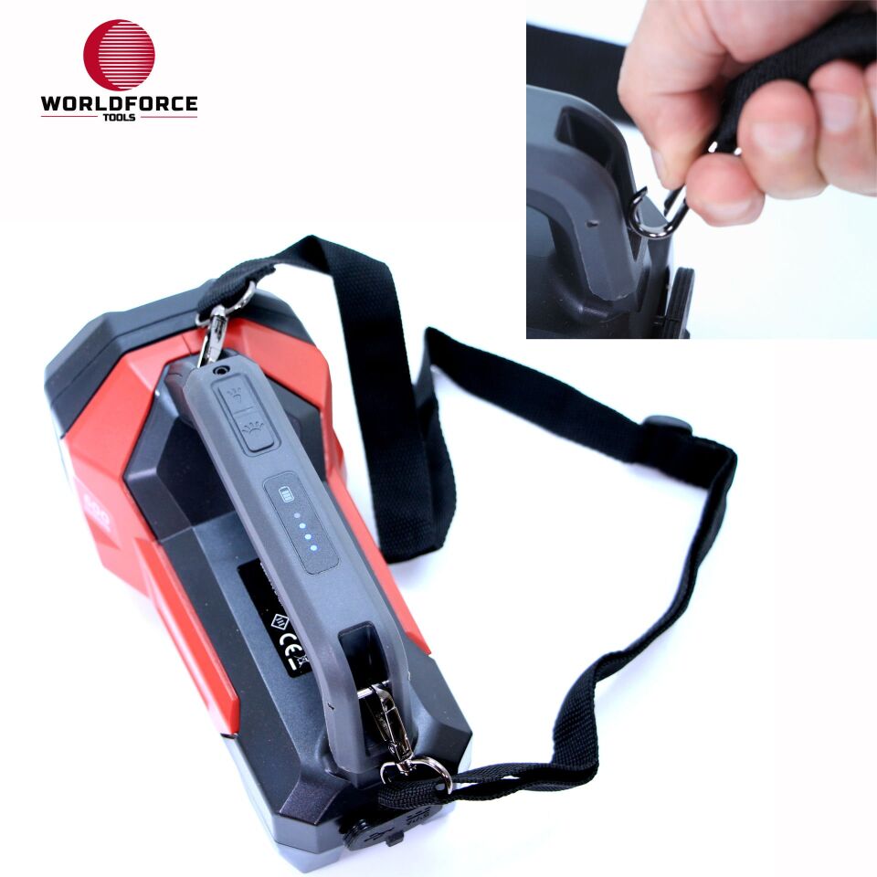 WORLDFORCE Şarjlı Spot El Lambası LUXEON V2+COB Ledli 1000 Lm (8000 mAh) 11631