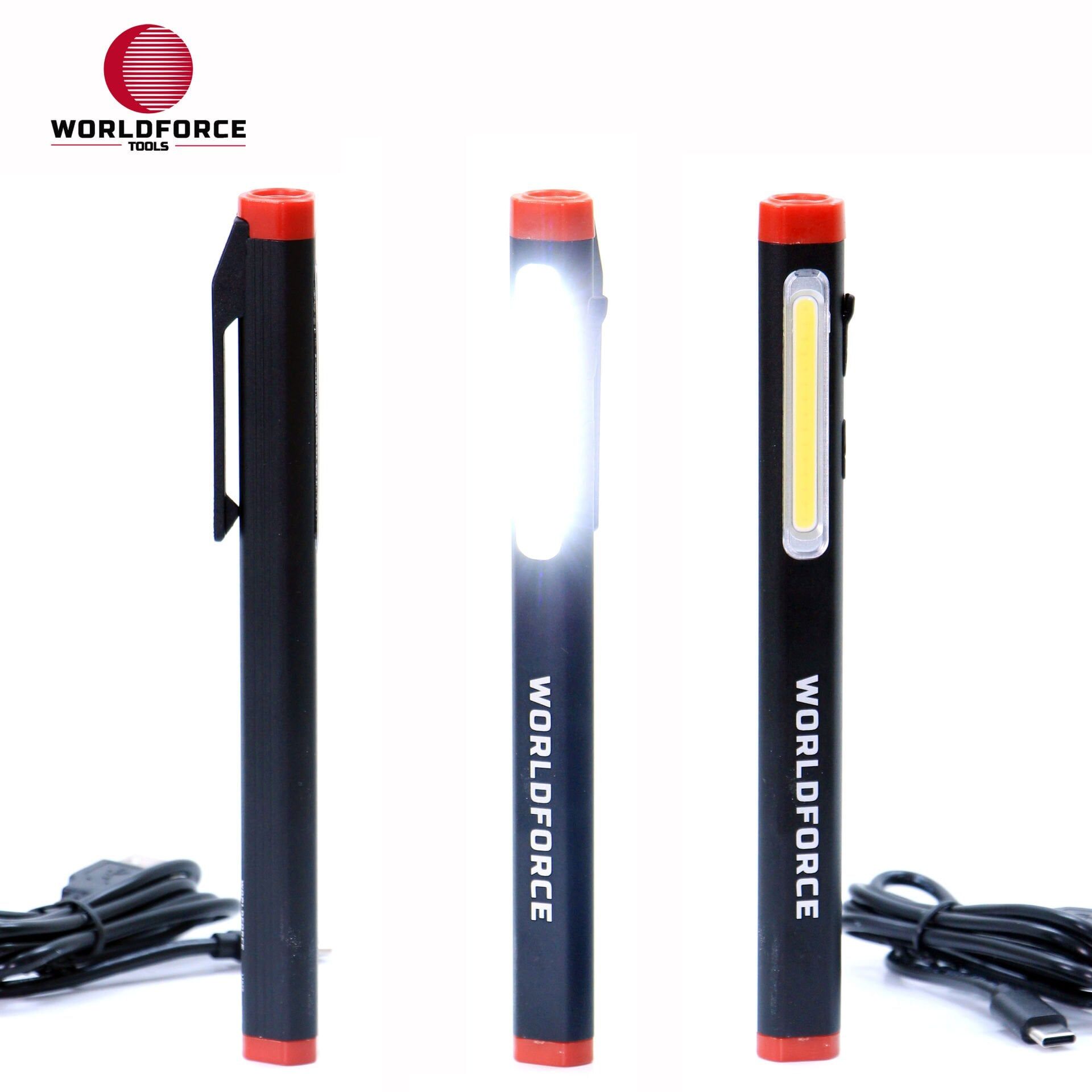 WORLDFORCE Şarjlı Kalem Lamba COB+JingRui Ledli 300 Lm (650 mAh) 11629