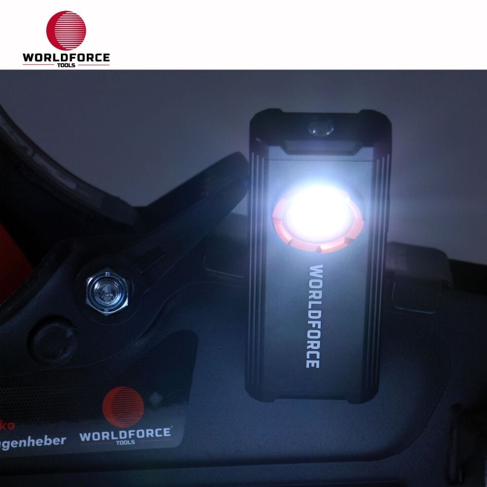 WORLDFORCE Şarjlı El Lambası COB+SMD Ledli 800 Lm (4000 mAh) 11628