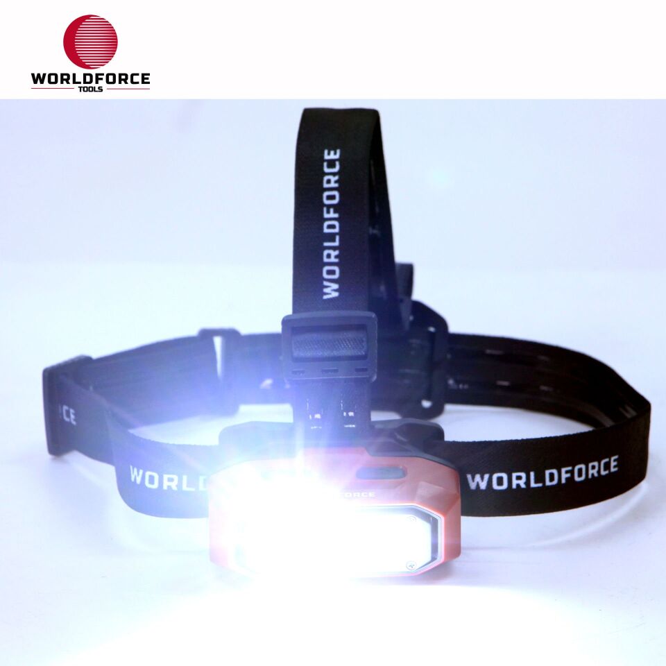 WORLDFORCE Şarjlı Kafa Lambası SST40+COB Ledli 800 Lm (2200 mAh) 11627
