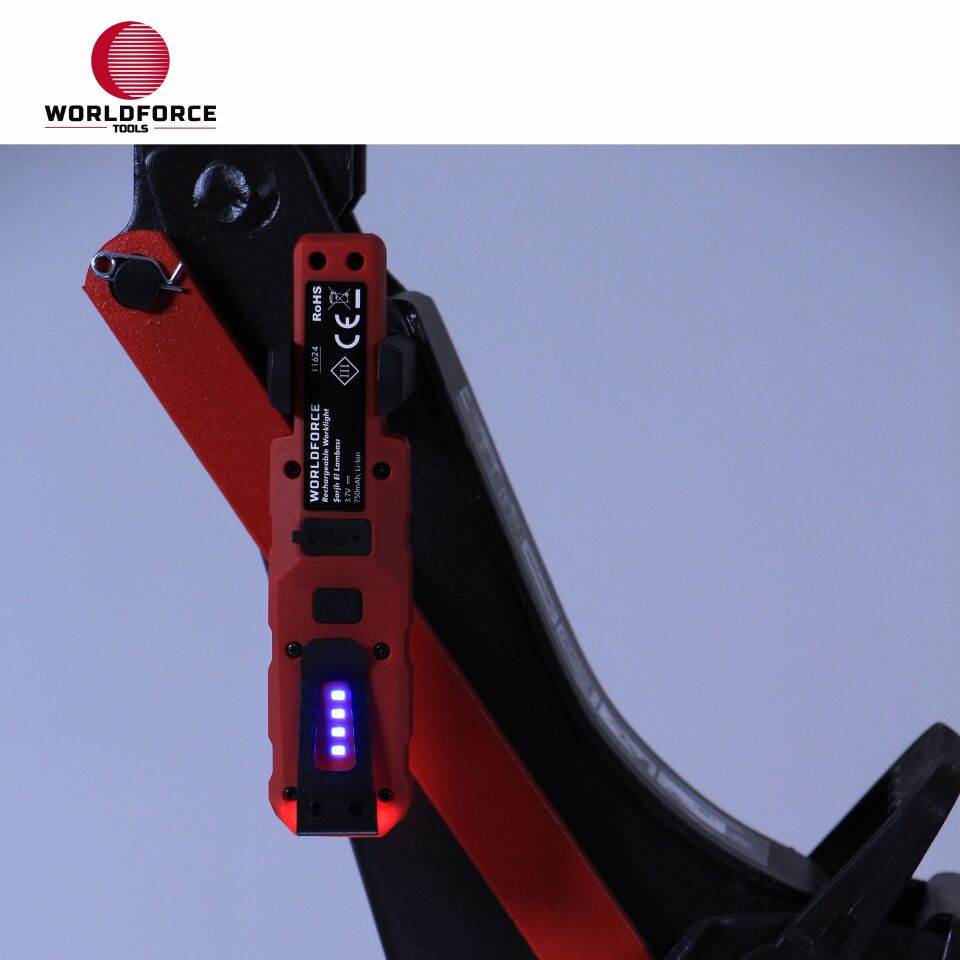WORLDFORCE Şarjlı El Lambası COB Ledli 240 Lm (750 mAh) 11624