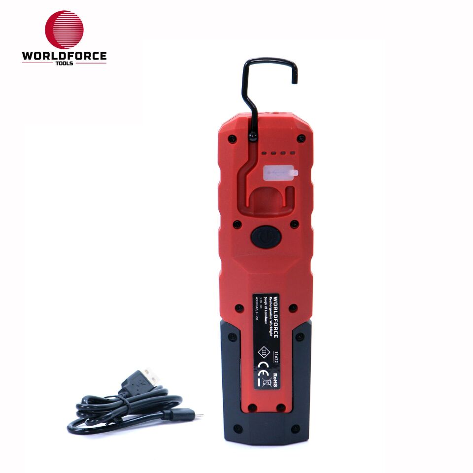 WORLDFORCE Şarjlı El Lambası COB Ledli 600 Lm (4000 mAh) 11622