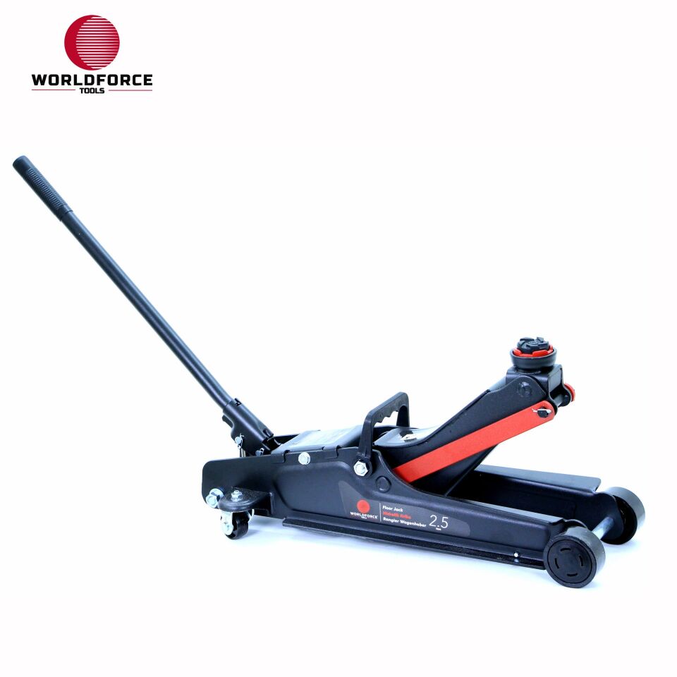 WORLDFORCE Hidrolik Kriko 2.5 Ton Düşük Profil (Uzun Şase) 11588