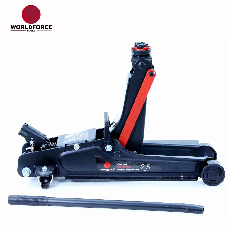 WORLDFORCE Hidrolik Kriko 2.5 Ton Düşük Profil (Uzun Şase) 11588