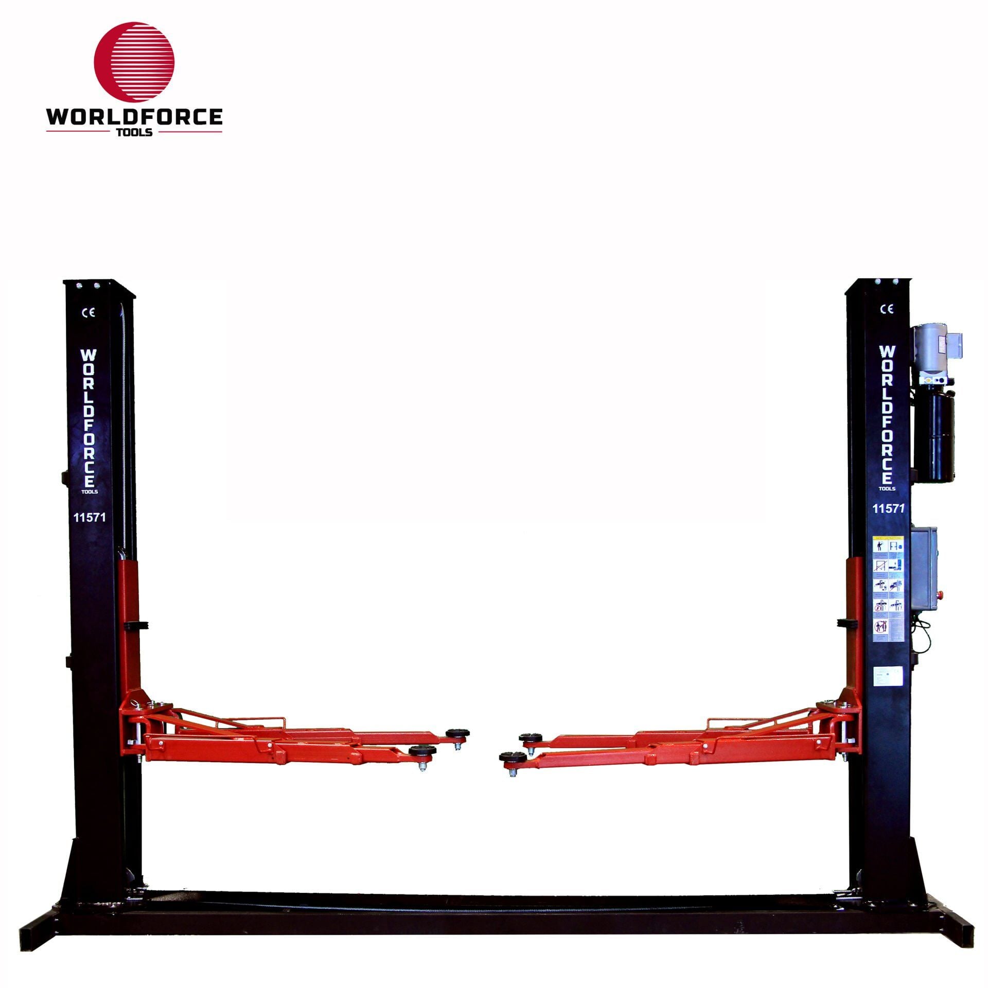 WORLDFORCE Hidrolik Lift İki Sütunlu 5.5 Ton 380/220V Tam Otomatik 11571