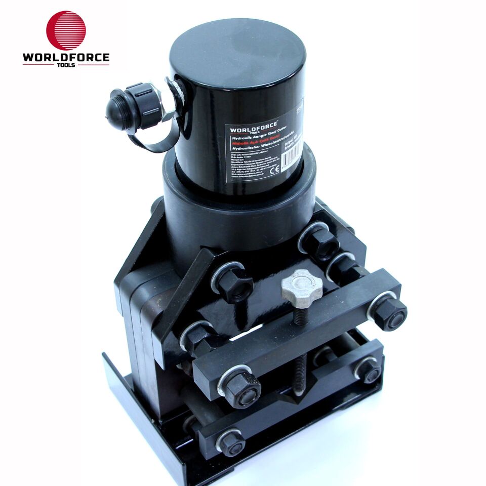 WORLDFORCE Hidrolik Açılı Çelik Kesici 35 Ton 60x60mm (700 bar) 11568