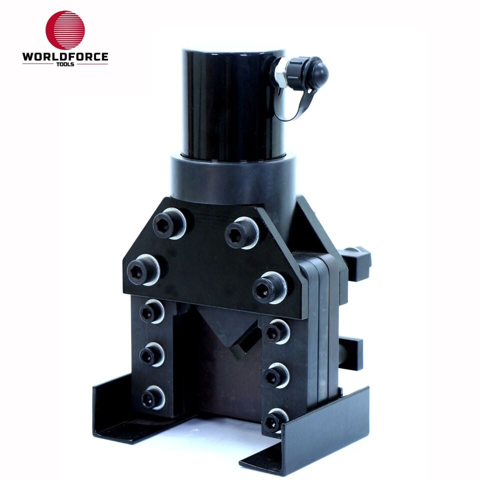 WORLDFORCE Hidrolik Açılı Çelik Kesici 35 Ton 60x60mm (700 bar) 11568