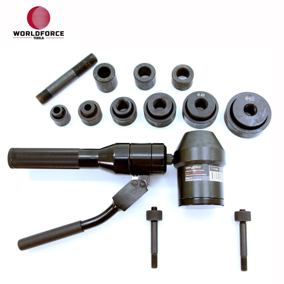 WORLDFORCE Bağımsız Hidrolik Delgeç 11 Ton 16-60mm 11566