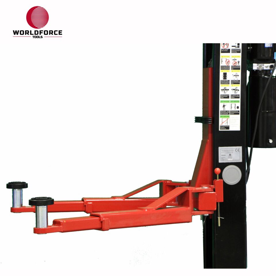 WORLDFORCE Hidrolik Lift İki Sütunlu 4 Ton 380/220V Yarı Otomatik 11550