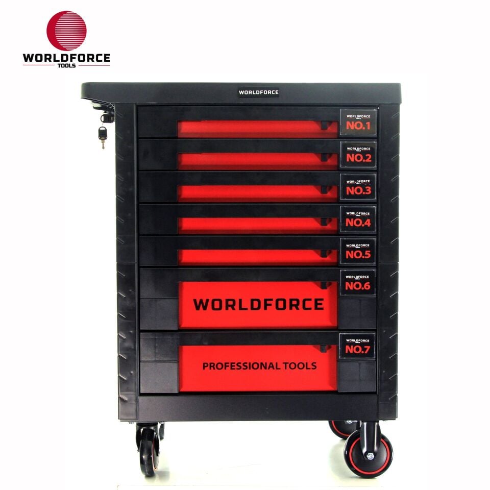 WORLDFORCE Takım Arabası (7 Çekmeceli) 11492