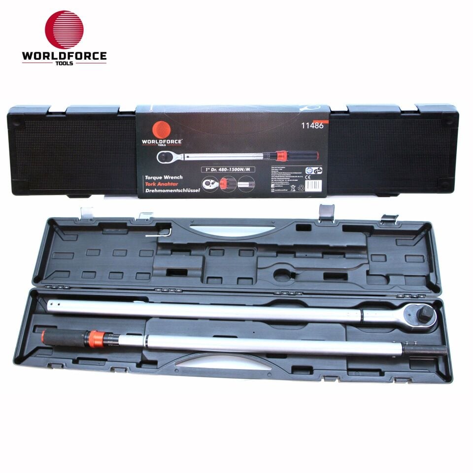 WORLDFORCE Tork Anahtar 1'' Dr. 480-1500N/M 11486