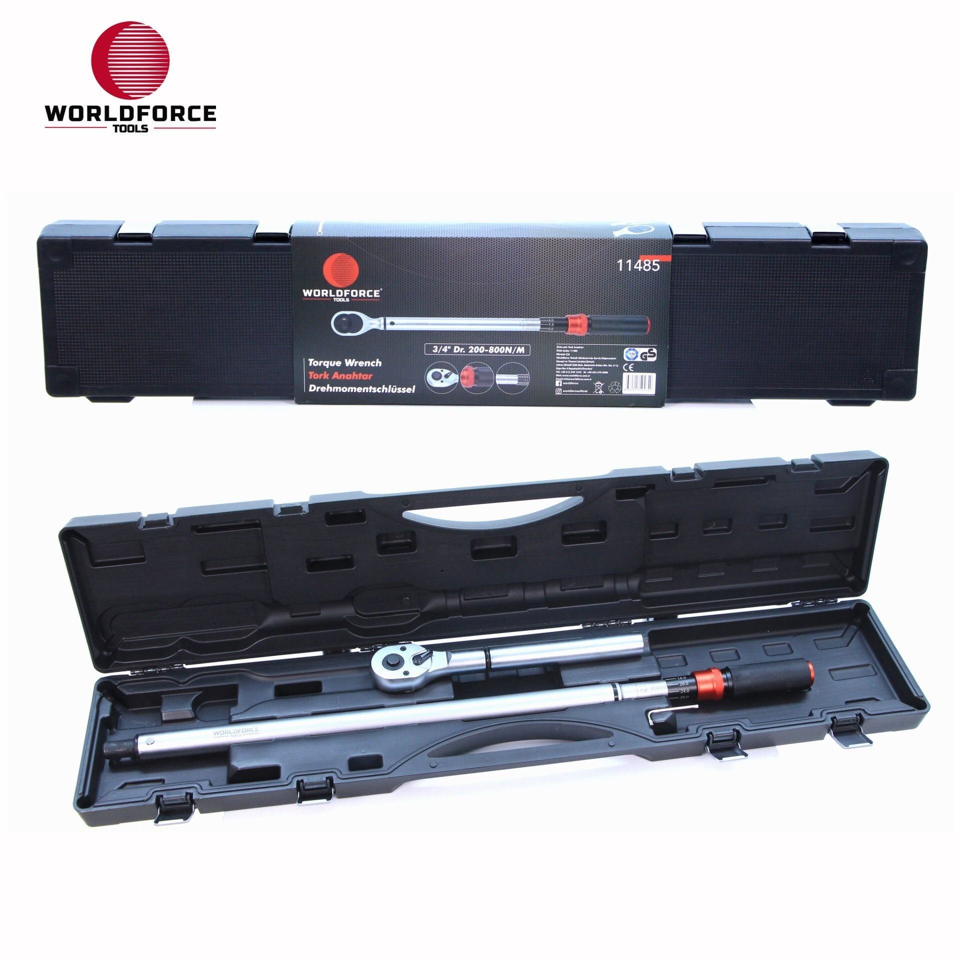 WORLDFORCE Tork Anahtar 3/4'' Dr. 200-800N/M 11485