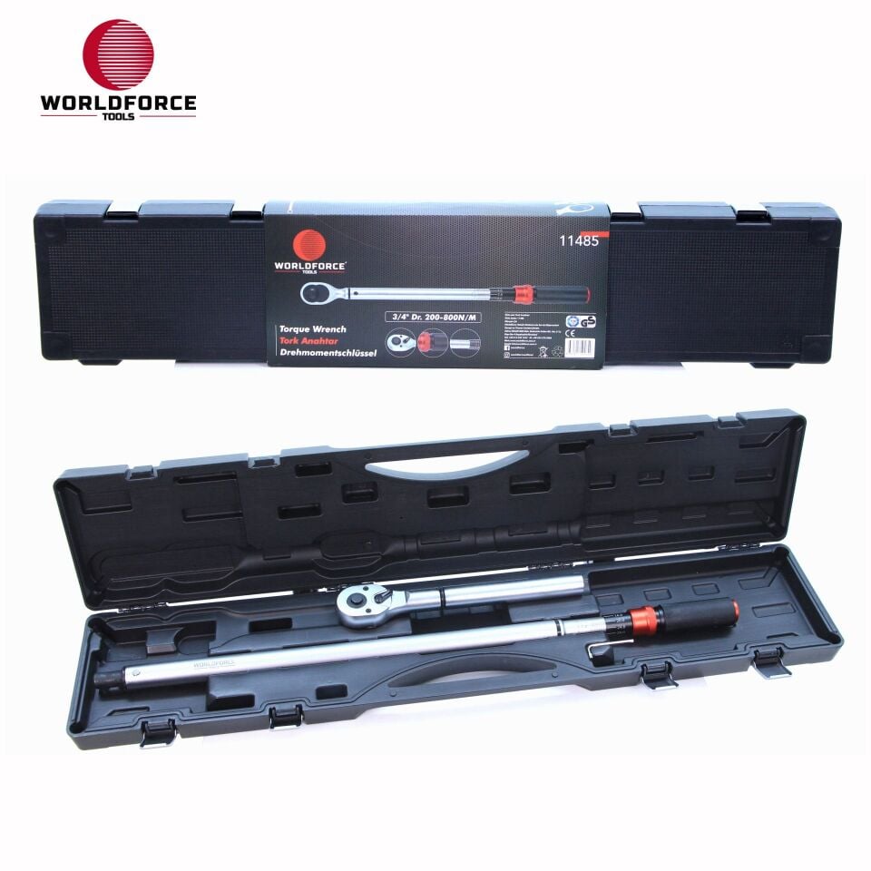 WORLDFORCE Tork Anahtar 3/4'' Dr. 200-800N/M 11485