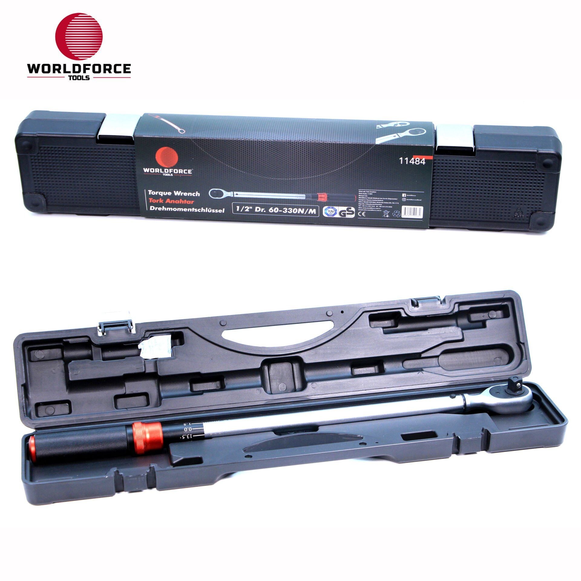 WORLDFORCE Tork Anahtar 1/2'' Dr. 60-330N/M 11484