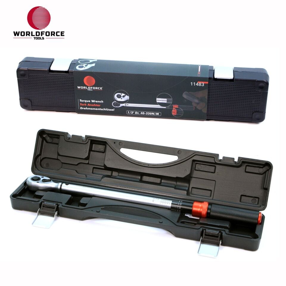 WORLDFORCE Tork Anahtar 1/2'' Dr. 40-220N/M 11483