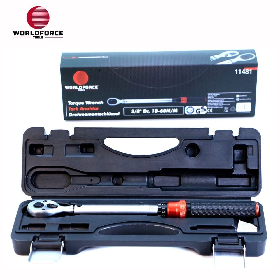 WORLDFORCE Tork Anahtar 3/8'' Dr. 10-60N/M 11481