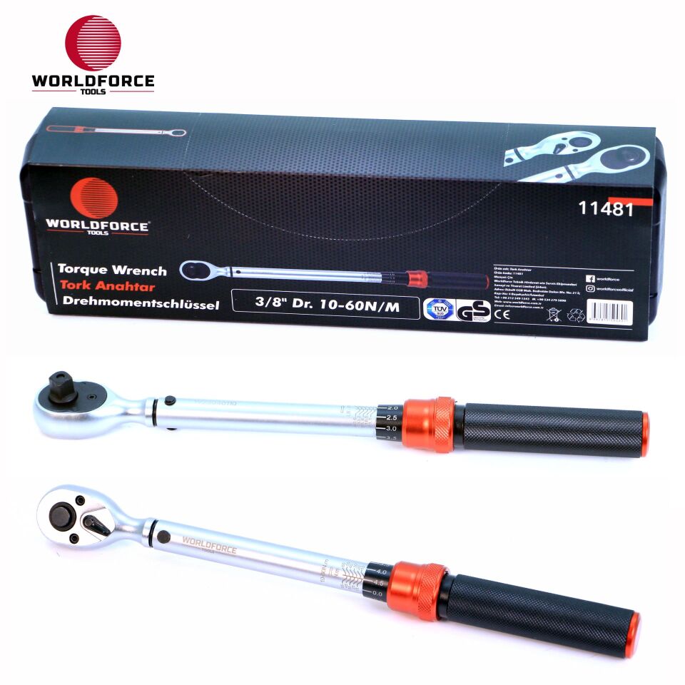 WORLDFORCE Tork Anahtar 3/8'' Dr. 10-60N/M 11481