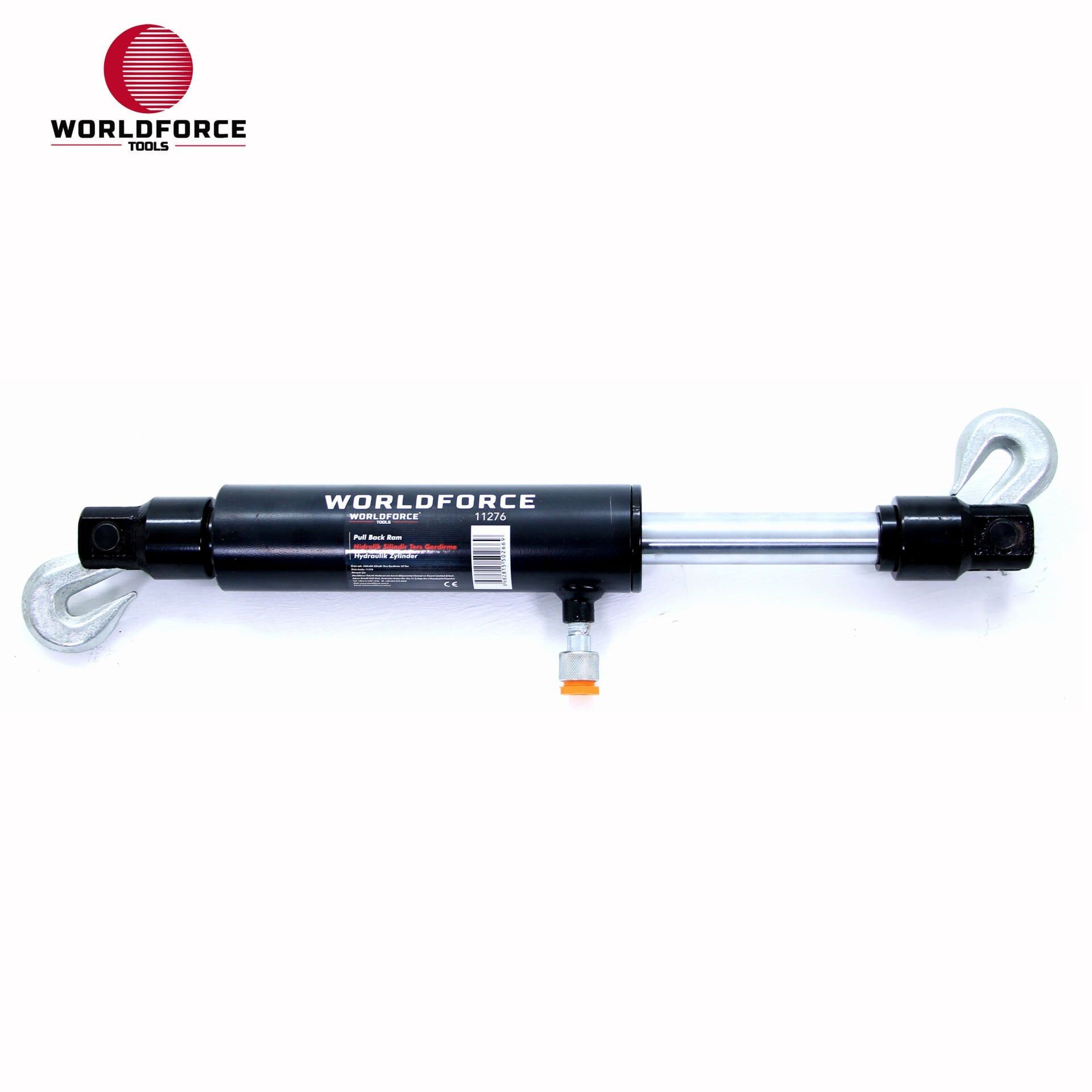 WORLDFORCE Hidrolik Silindir Ters Gerdirme 10 Ton 130mm 11276