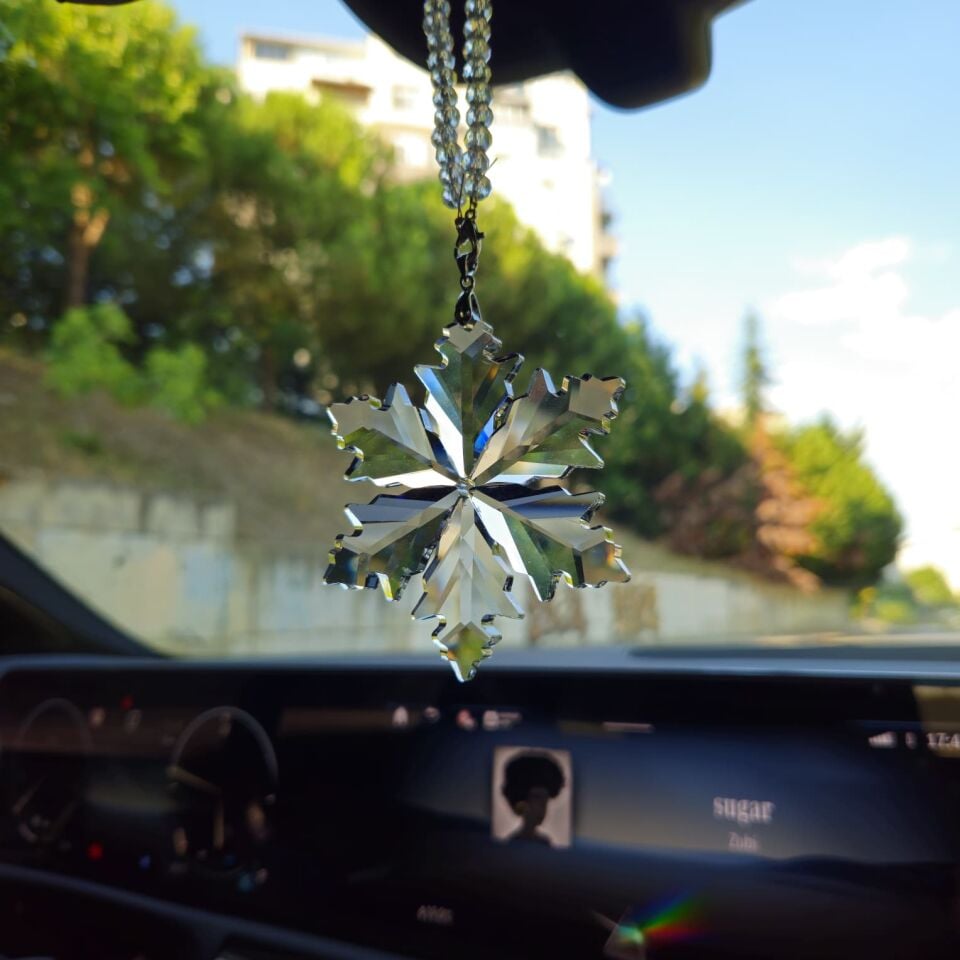SWARON Kristal Araba Dikiz Aynası Süsü C-Style