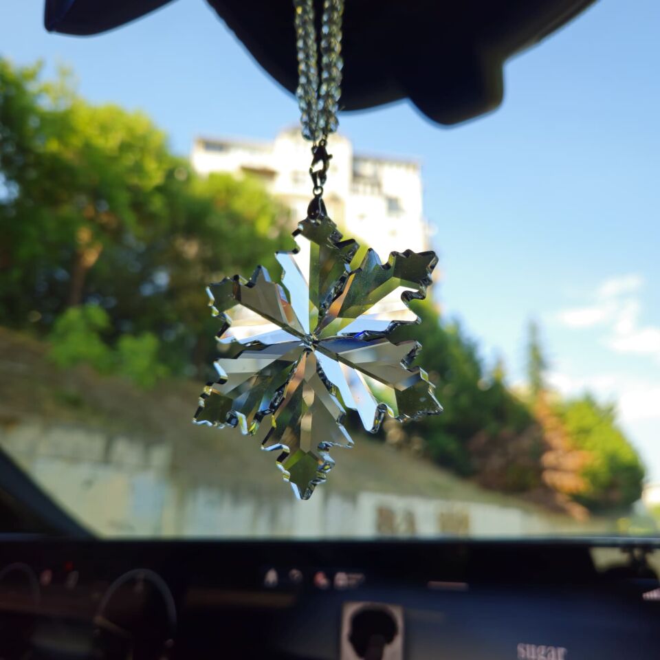 SWARON Kristal Araba Dikiz Aynası Süsü C-Style