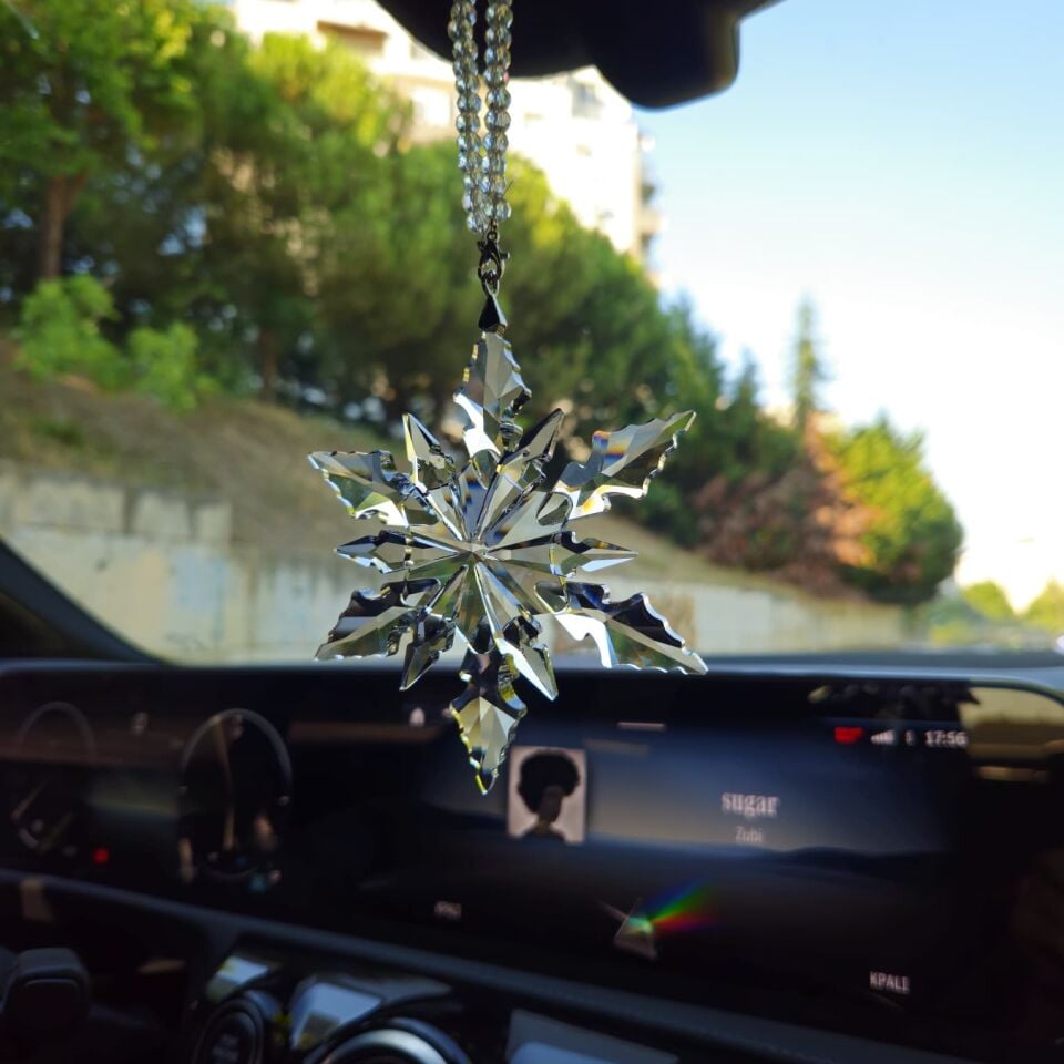SWARON Kristal Araba Dikiz Aynası Süsü F-Style