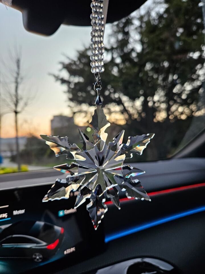 SWARON Kristal Araba Dikiz Aynası Süsü F-Style