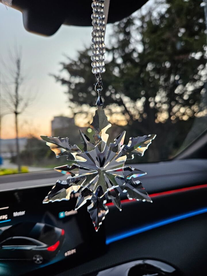 SWARON Kristal Araba Dikiz Aynası Süsü F-Style