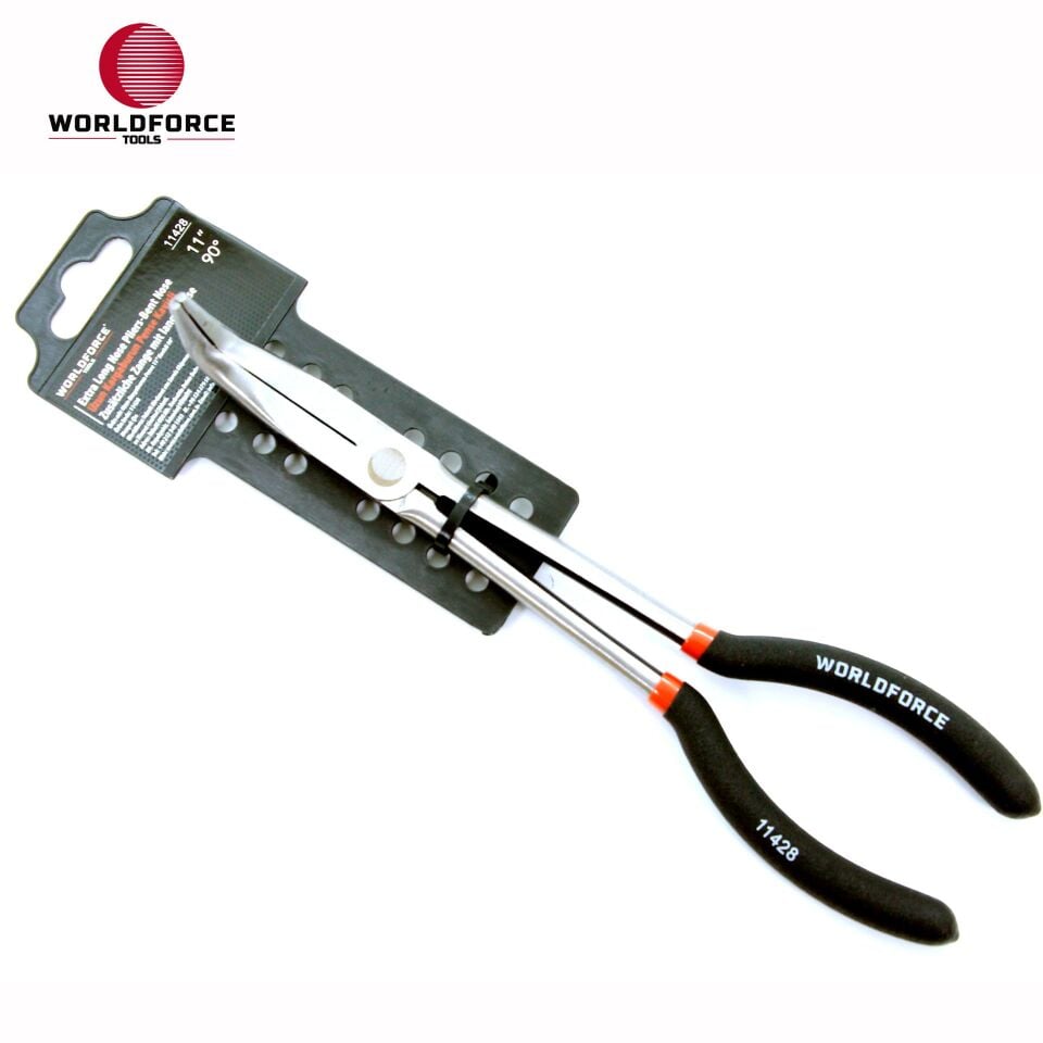 WORLDFORCE Uzun Kargaburun Pense 11'' Kavisli 90° 11428