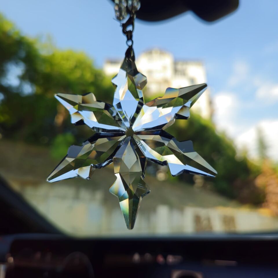 SWARON Kristal Araba Dikiz Aynası Süsü H-Style