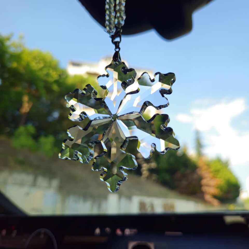 SWARON Kristal Araba Dikiz Aynası Süsü S-Style