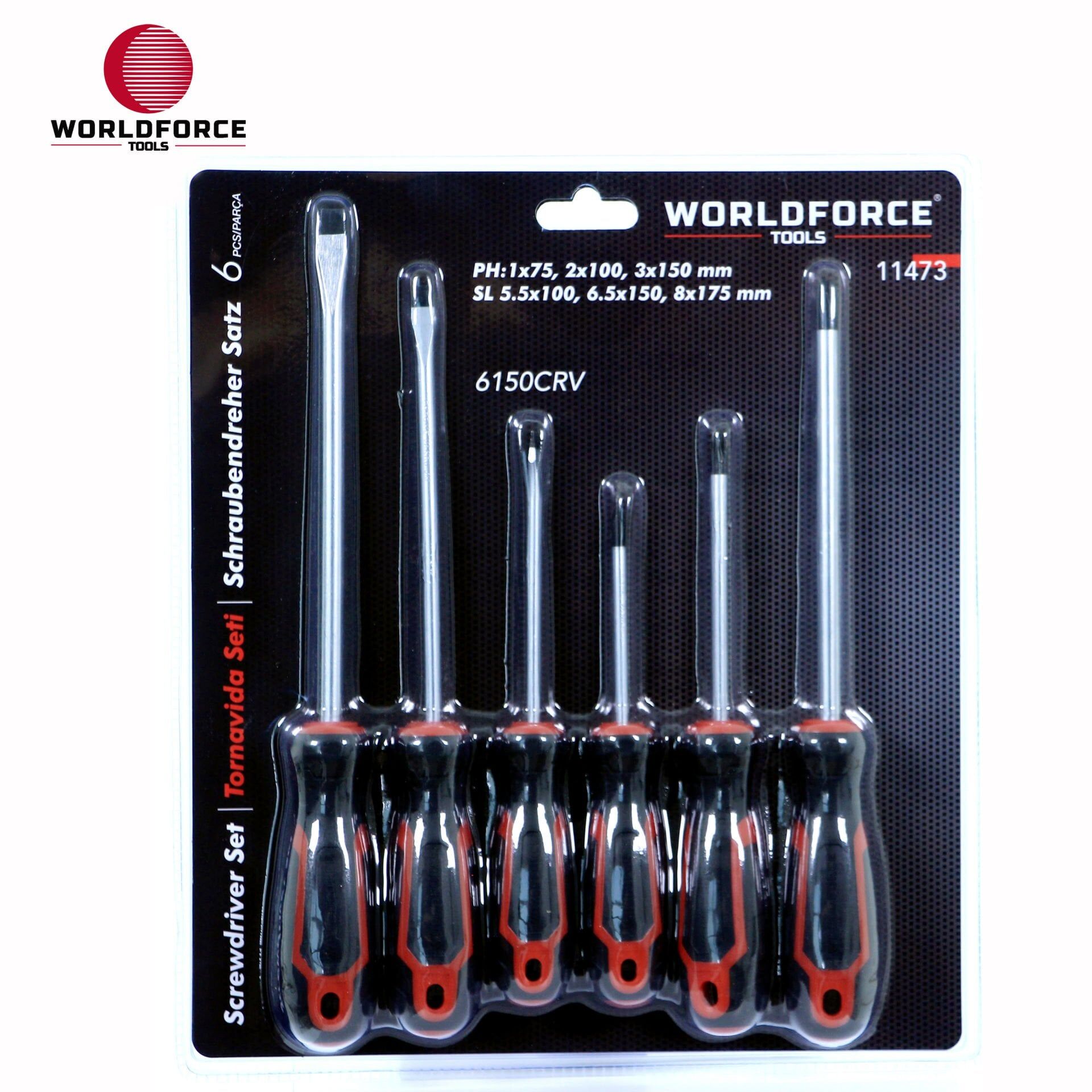 WORLDFORCE Tornavida Seti 6 Parça 6150CRV 11473