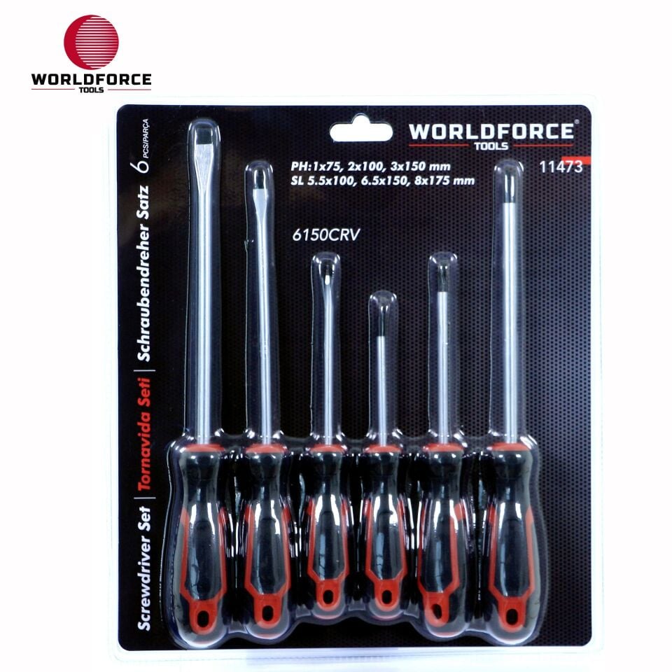 WORLDFORCE Tornavida Seti 6 Parça 6150CRV 11473