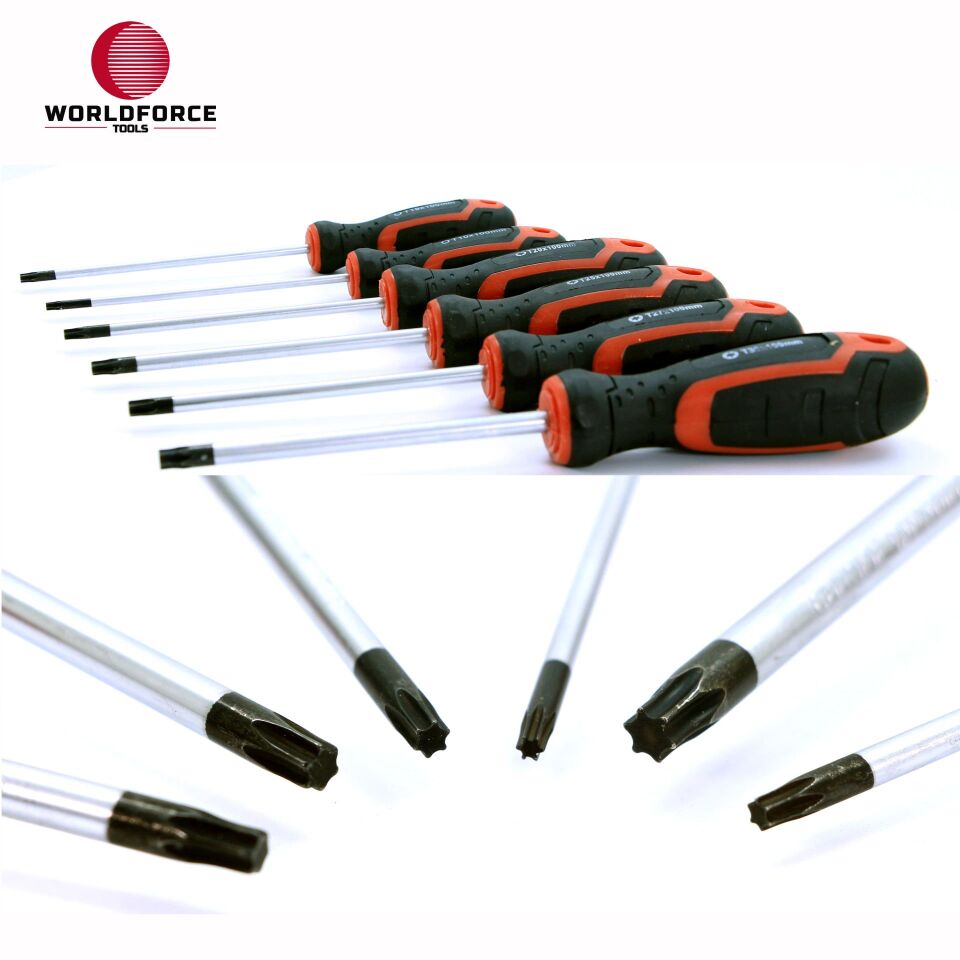 WORLDFORCE Torx Tornavida Seti 6 Parça 6150CRV 11471