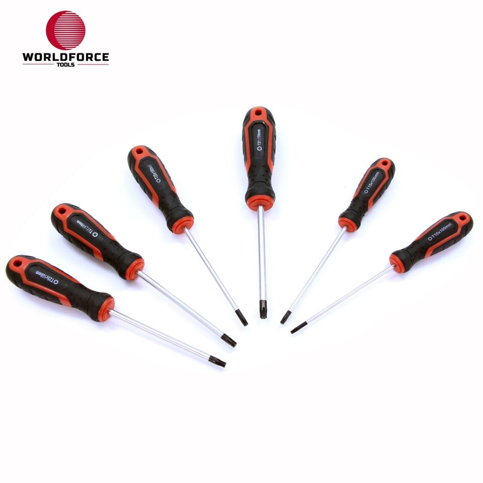 WORLDFORCE Torx Tornavida Seti 6 Parça 6150CRV 11471
