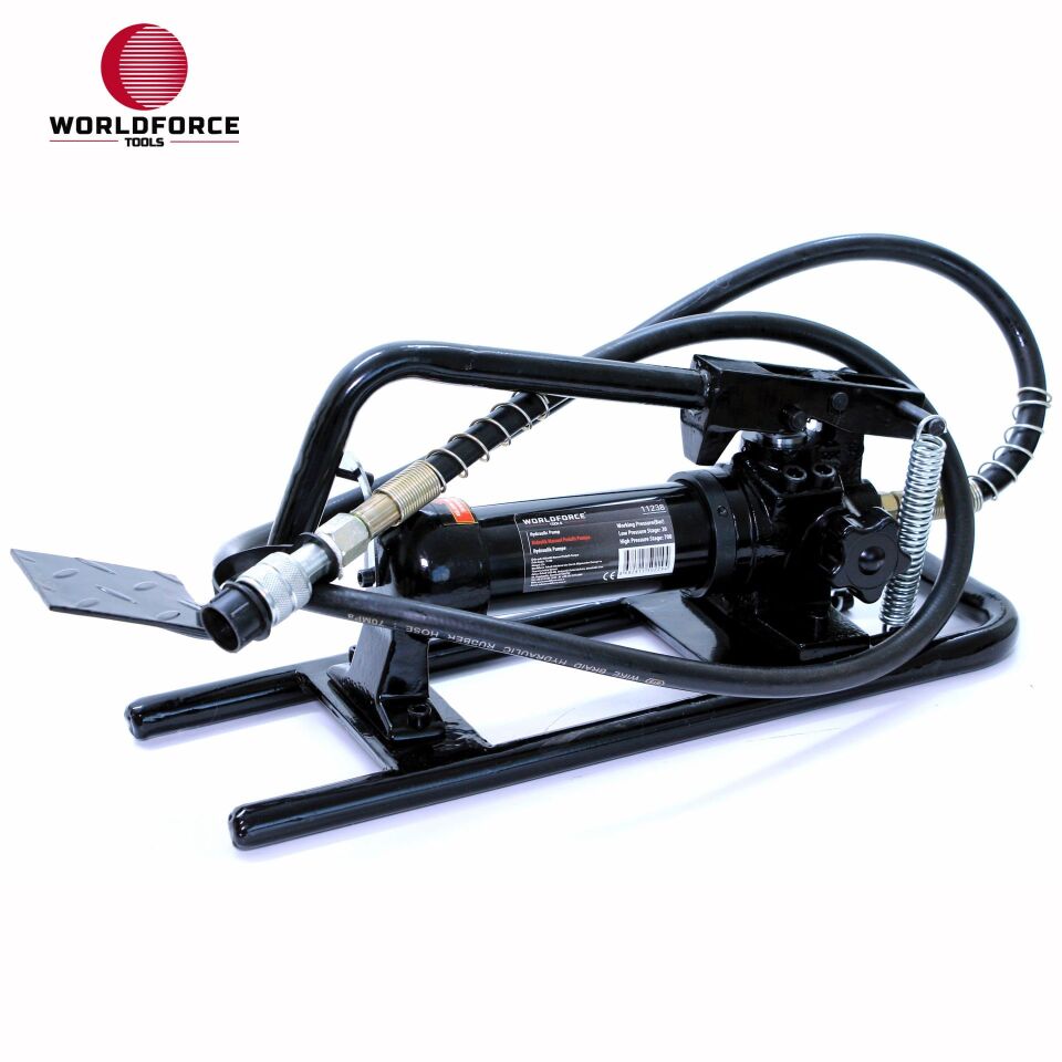 WORLDFORCE Hidrolik Manuel Pedallı Pompa 20-700 bar 11238