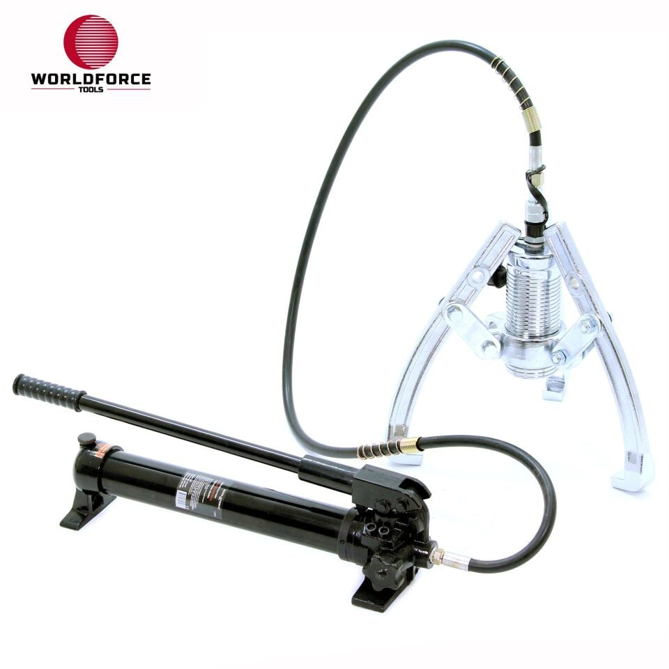 WORLDFORCE Hidrolik Üç Ayaklı Pompa 20 Ton 350mm (700 bar) 11204