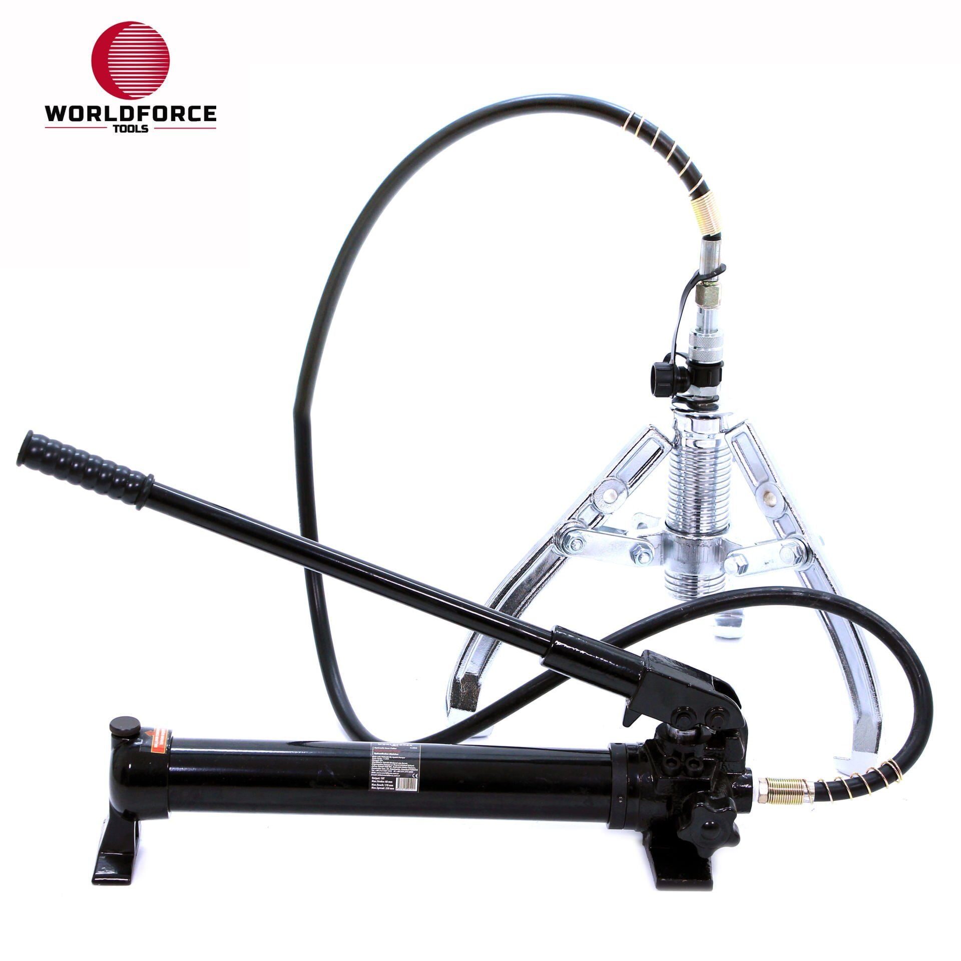WORLDFORCE Hidrolik Üç Ayaklı Pompa 10 Ton 250mm (700 bar) 11203