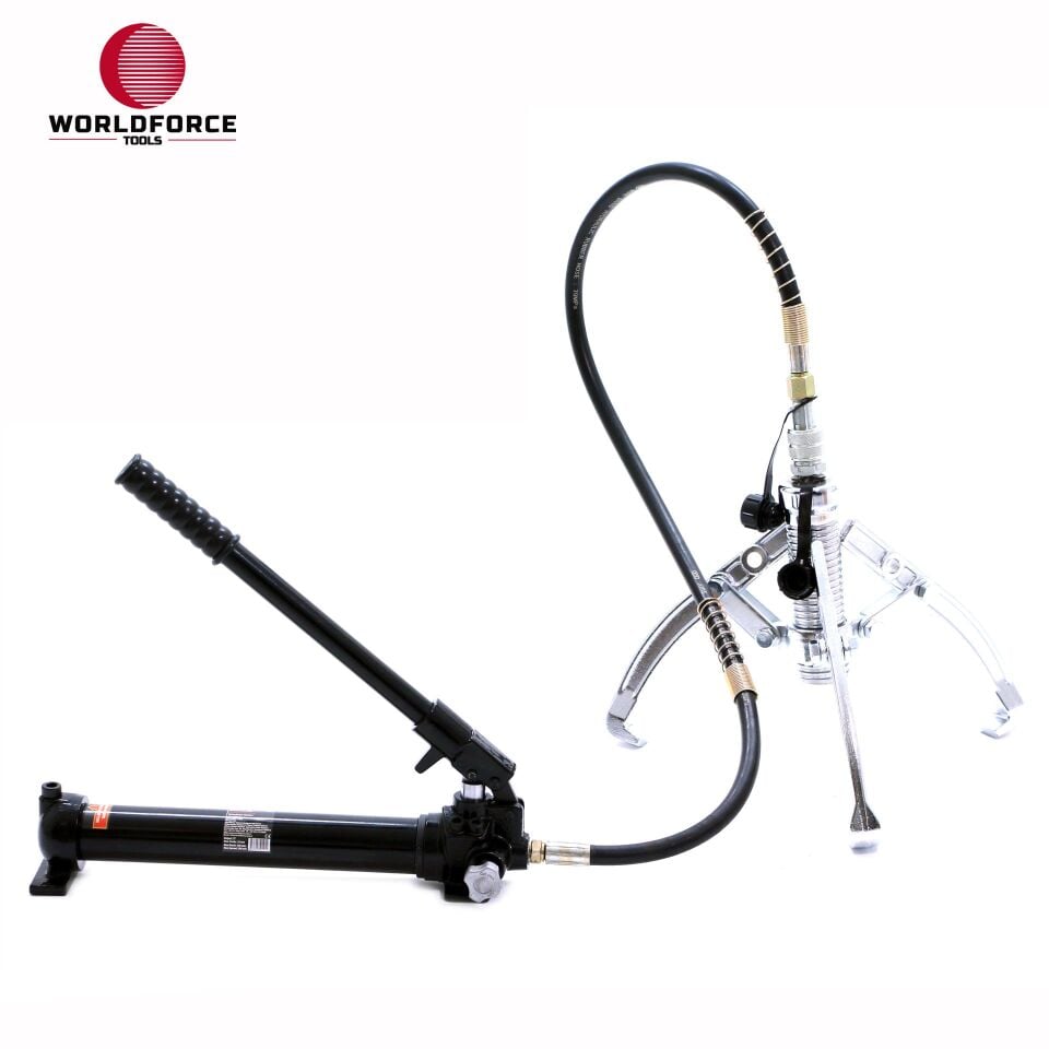 WORLDFORCE Hidrolik Üç Ayaklı Pompa 5 Ton 200mm (700 bar) 11202