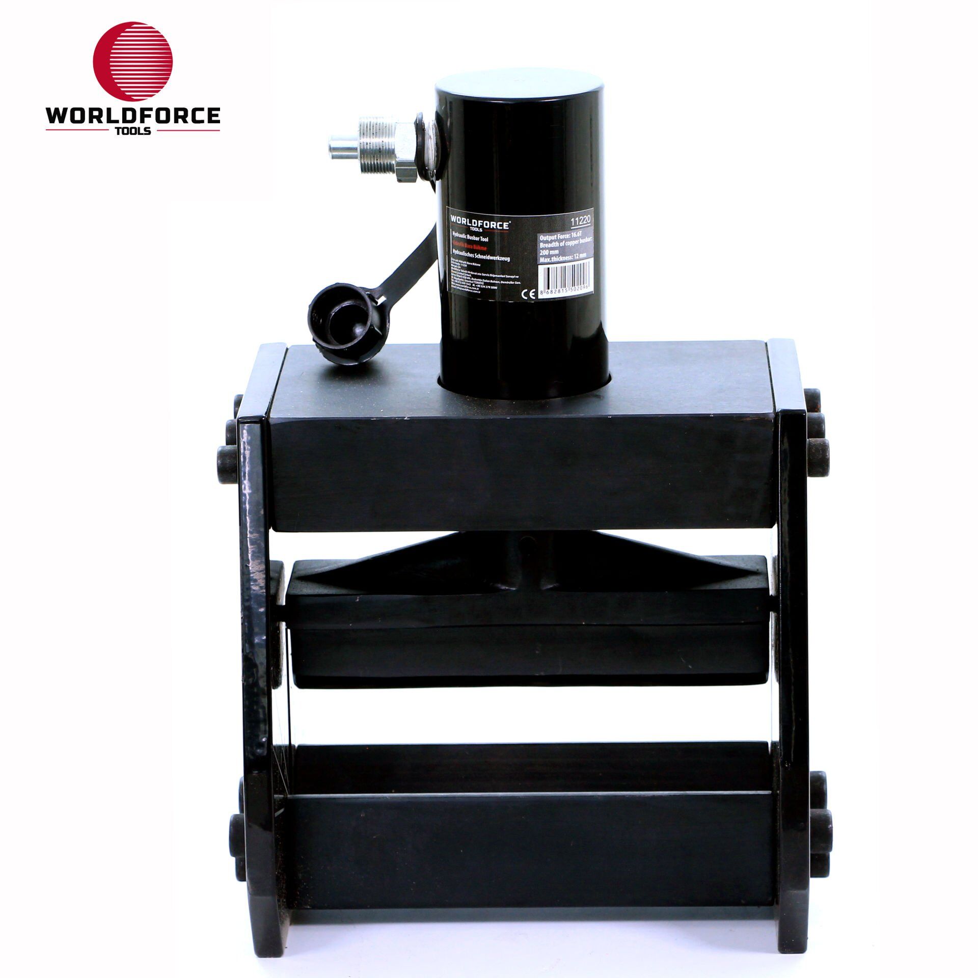 WORLDFORCE Hidrolik Bara Bükme 16.6 Ton 200mm (700 bar) 11220