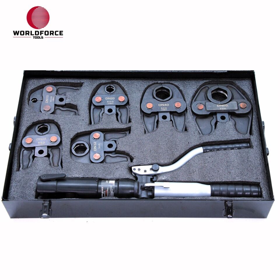 WORLDFORCE Hidrolik Hortum Sıkma 6.5 Ton 35mm 11216