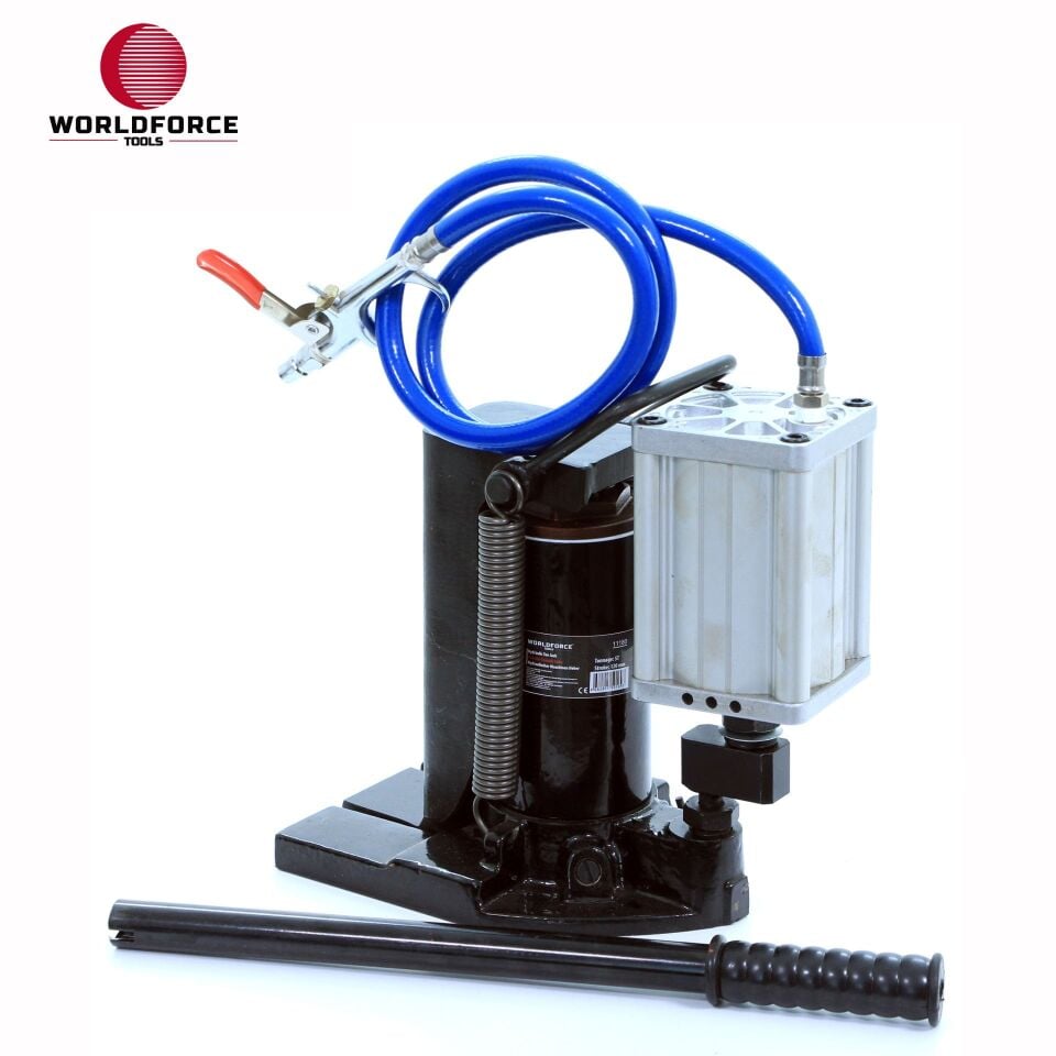 WORLDFORCE Hidrolik Tırnaklı Kriko 5 Ton 120mm (Havalı) 11180