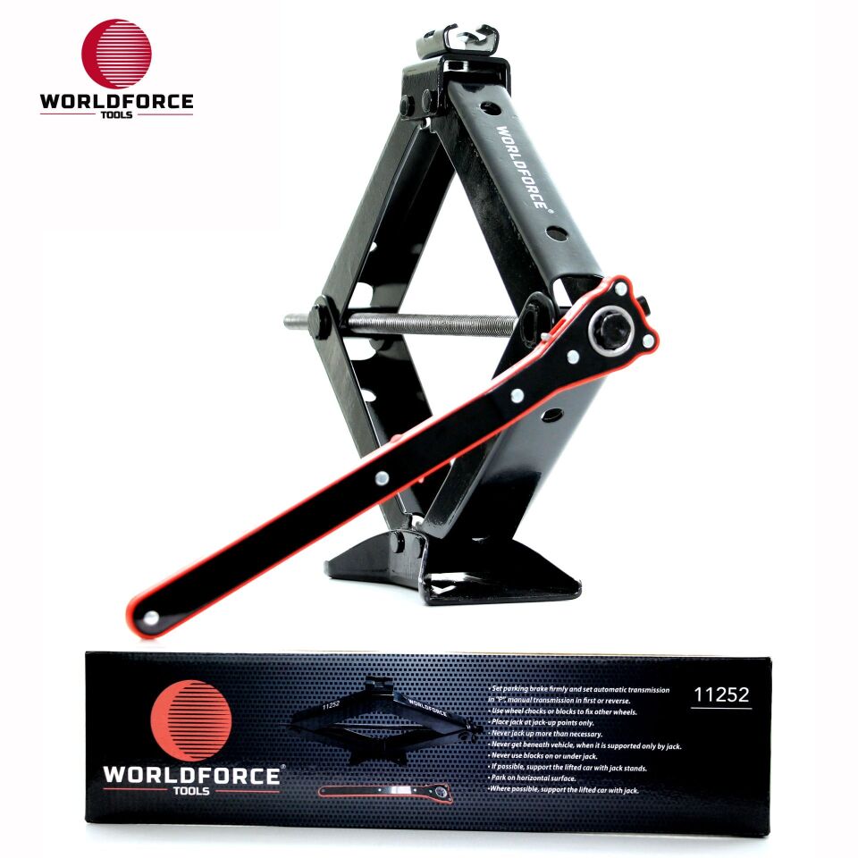 WORLDFORCE Mekanik Makaslı Kriko 1.5 Ton Cırcır Kollu 11252